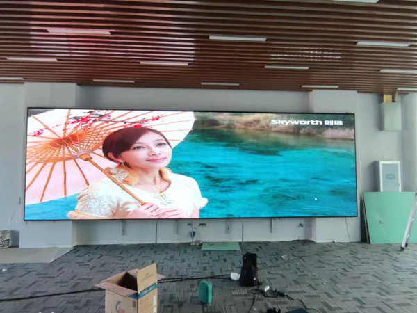 广平P1.53led小间距屏安装案例